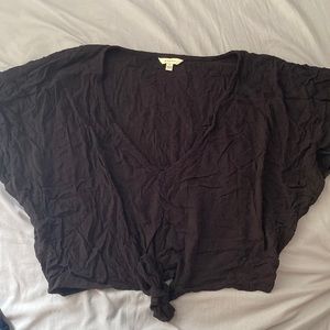 Black Crop Top | Size L